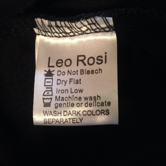 Leo Rosi Cassie Cowl Neck Long Sleeve Top Pockets - Picture 7 of 8